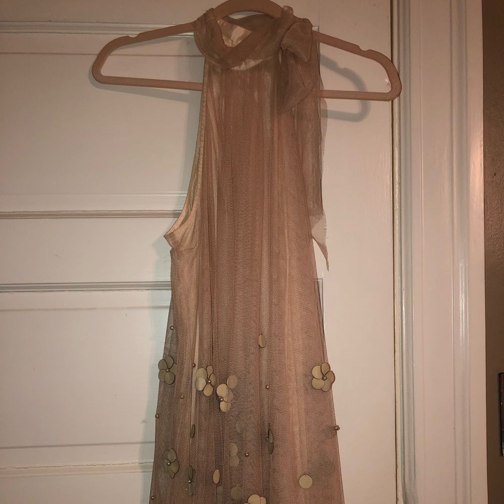 Embellished free people mini dress
